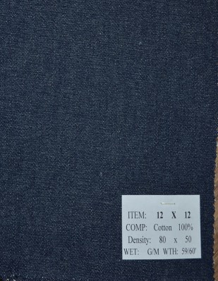 Vải jean 12x12